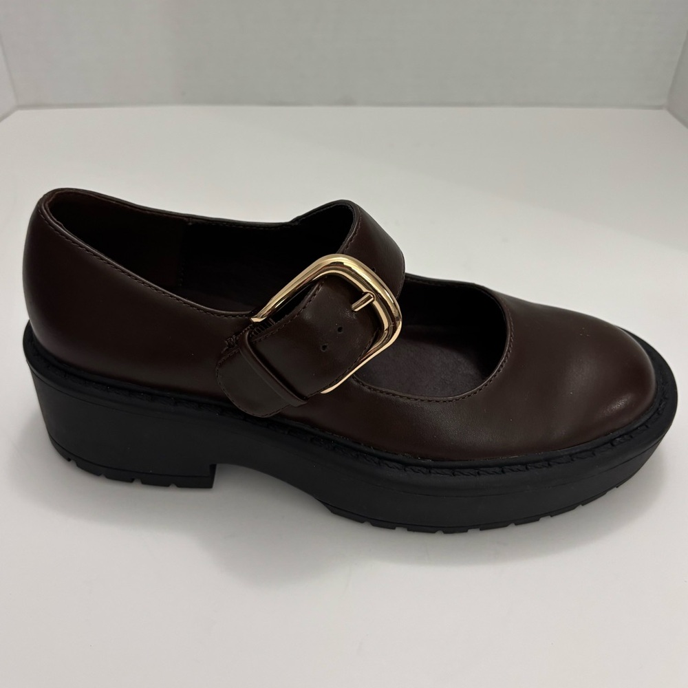 New Steve Madden Brown Mary Jane Shoes size (6) - Picture 4 of 7